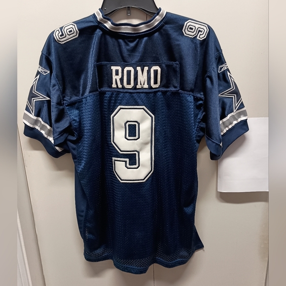 NFL Dallas Cowboys Tony Romo Embroidered Jersey - Blue - Youth XL - Picture 2 of 15